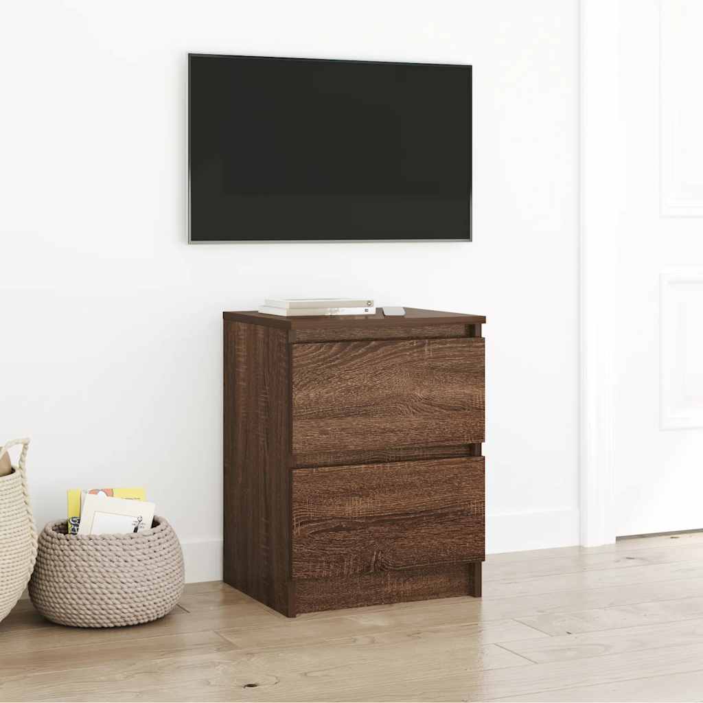 Tv-meubel 40x35x54 cm spaanplaat bruin eikenkleurig is nu te koop bij PeponiXL, paradijselijk wonen!