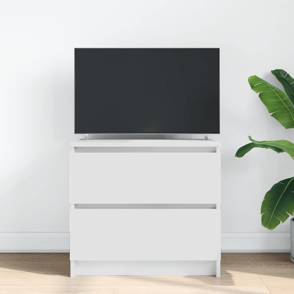 Tv-meubel 60x35x54 cm bewerkt hout wit is nu te koop bij PeponiXL, paradijselijk wonen!