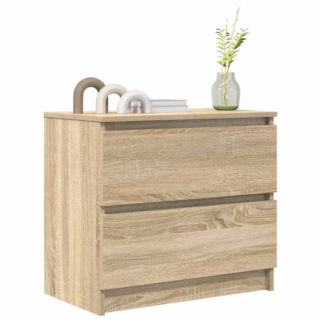 Tv-meubel 60x35x54 cm bewerkt hout sonoma eikenkleurig is nu te koop bij PeponiXL, paradijselijk wonen!