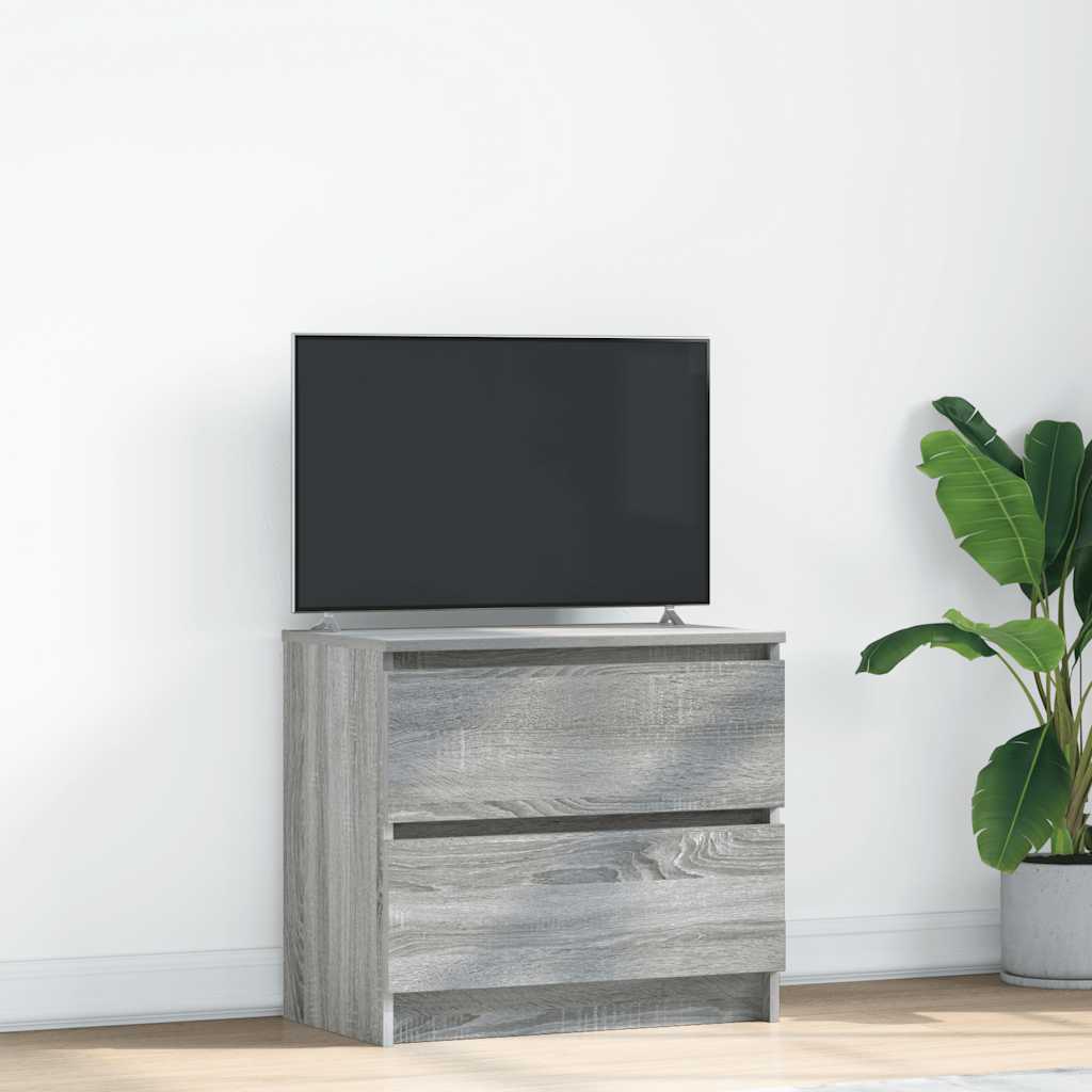 Tv-meubel 60x35x54 cm bewerkt hout grijs sonoma eikenkleurig is nu te koop bij PeponiXL, paradijselijk wonen!