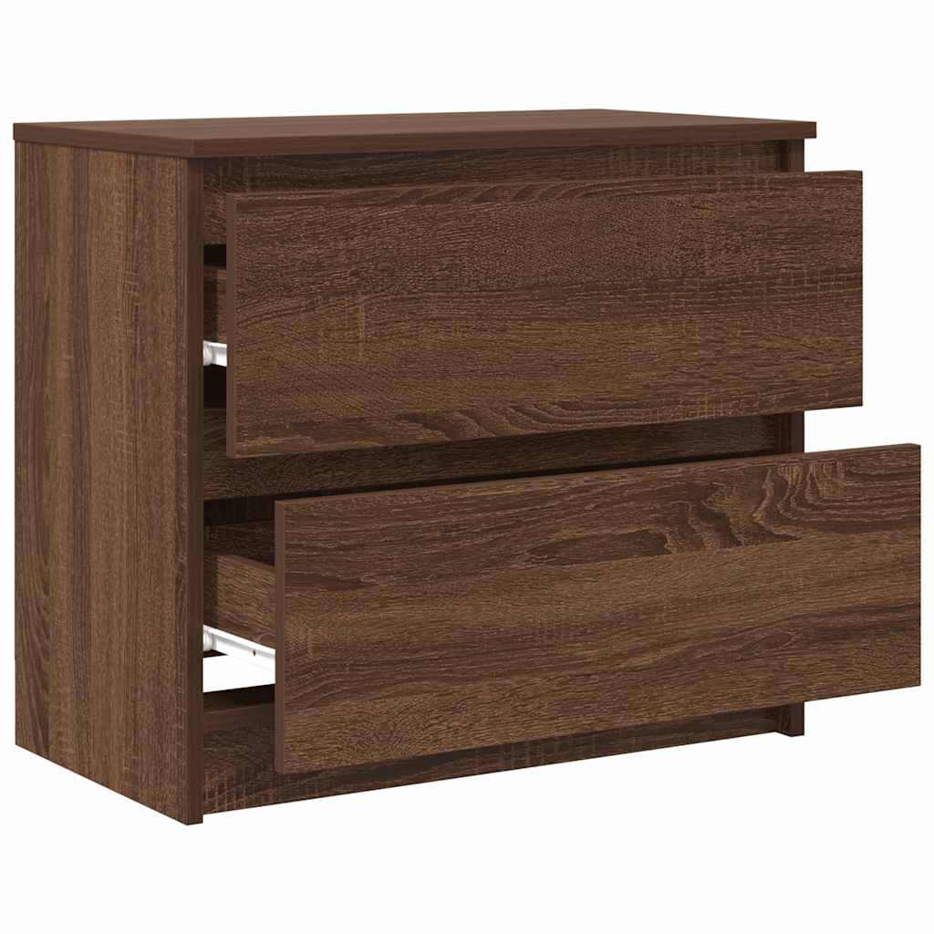 Tv-meubel 60x35x54 cm bewerkt hout bruin eikenkleur is nu te koop bij PeponiXL, paradijselijk wonen!