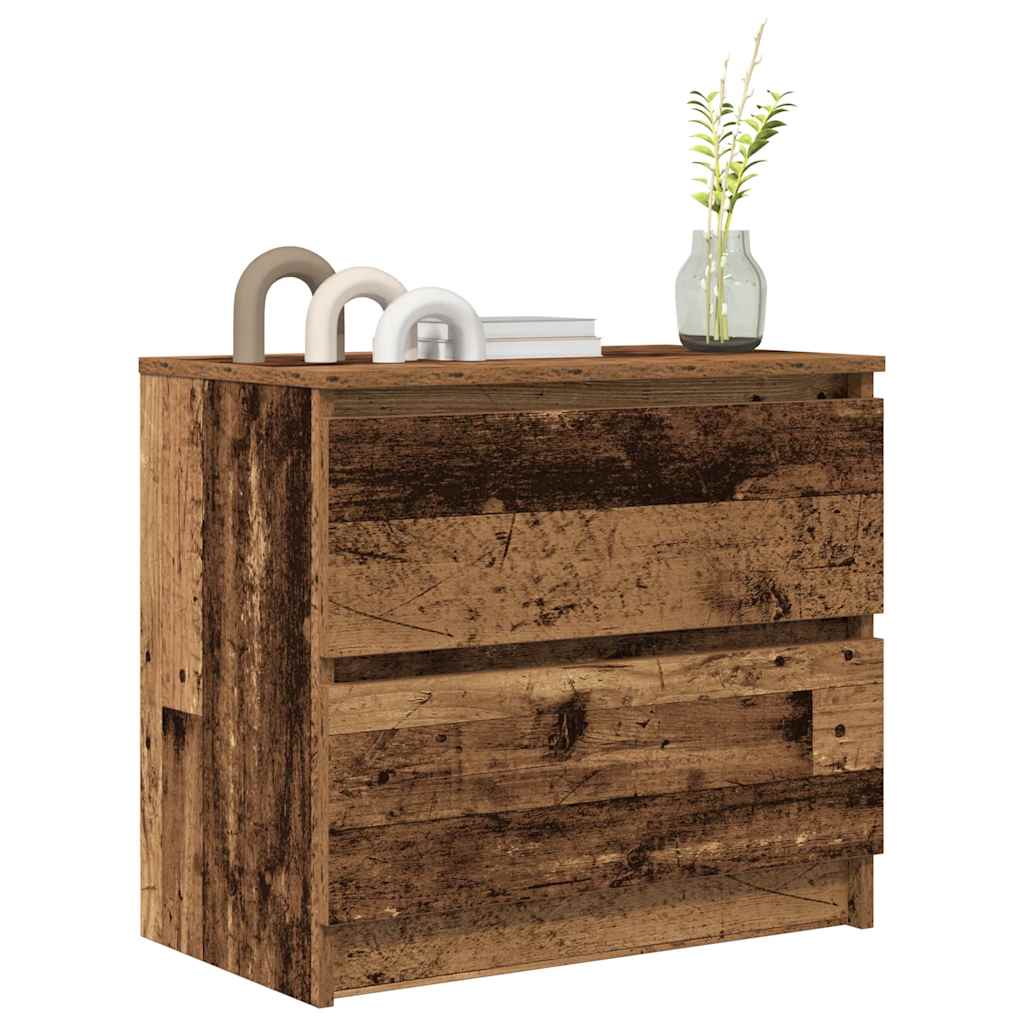 Tv-meubel 60x35x54 cm bewerkt hout oud houtkleurig is nu te koop bij PeponiXL, paradijselijk wonen!