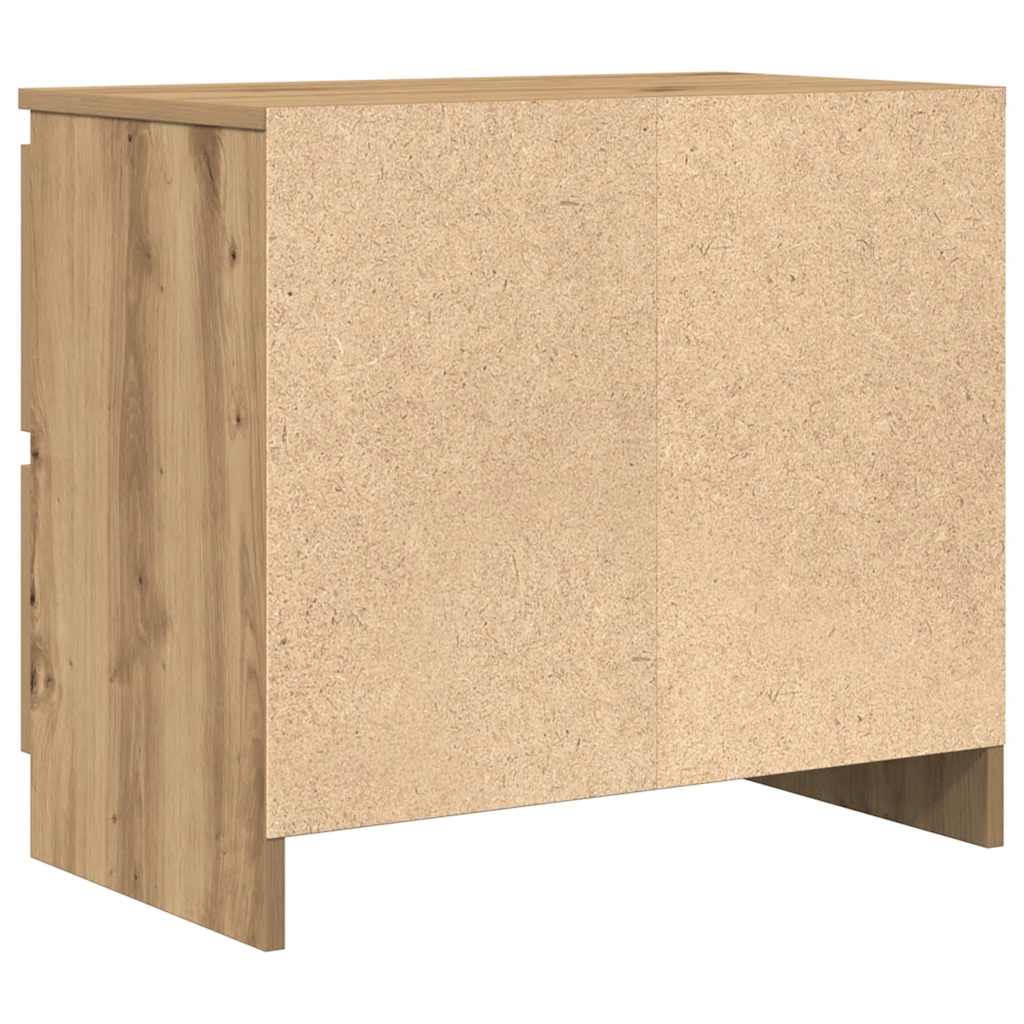 Tv-meubel 60x35x54 cm bewerkt hout artisanaal eikenkleur is nu te koop bij PeponiXL, paradijselijk wonen!