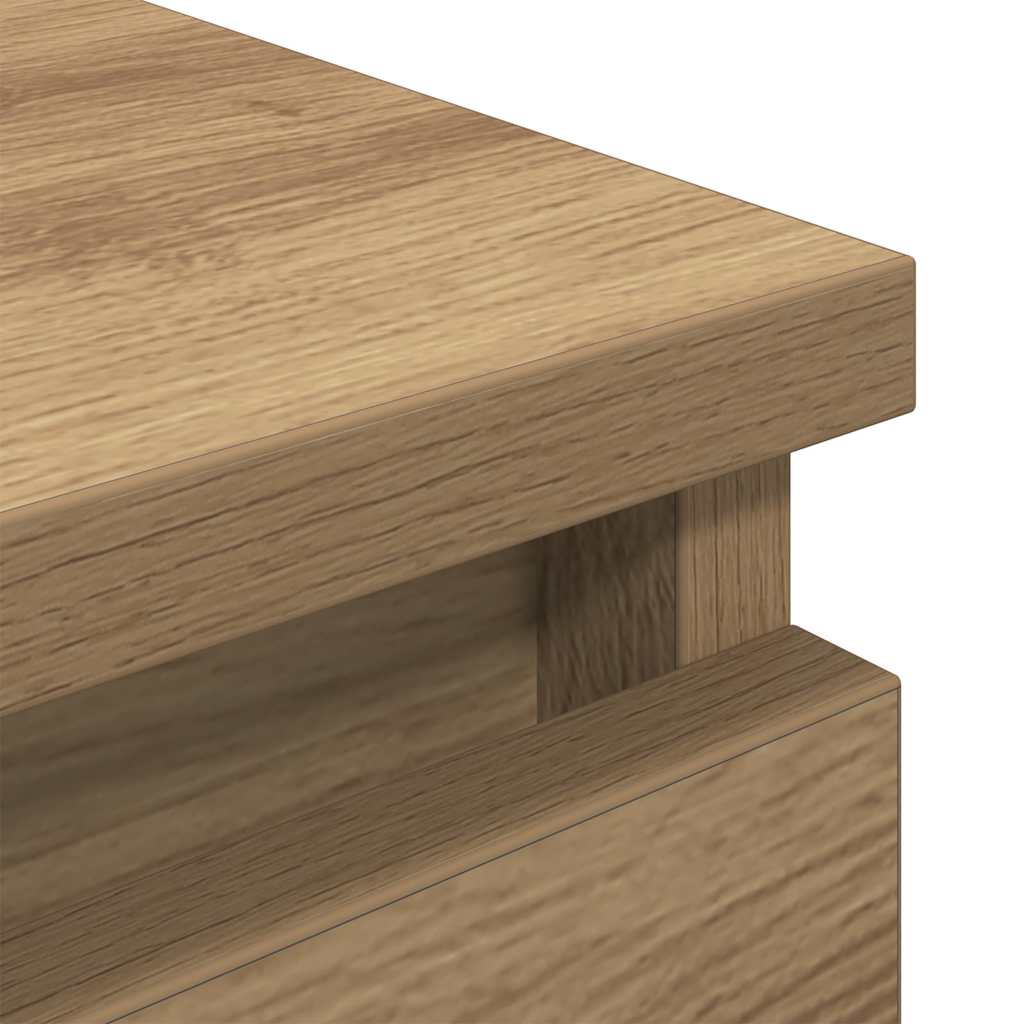 Tv-meubel 60x35x54 cm bewerkt hout artisanaal eikenkleur is nu te koop bij PeponiXL, paradijselijk wonen!