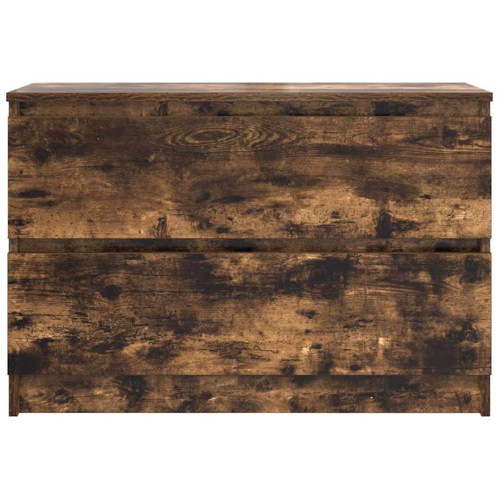 Tv-meubel 80x35x54 cm spaanplaat gerookt eikenkleurig is nu te koop bij PeponiXL, paradijselijk wonen!