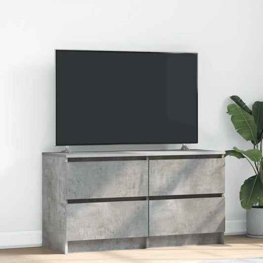 Tv-meubel 100x35x54 cm bewerkt hout betongrijs is nu te koop bij PeponiXL, paradijselijk wonen!