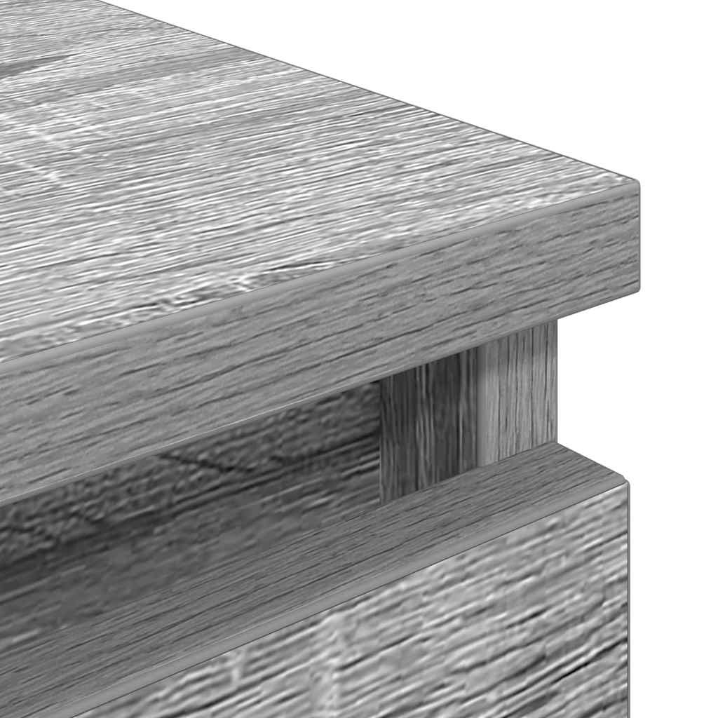 Tv-meubel 100x35x54 cm bewerkt hout grijs sonoma eikenkleurig is nu te koop bij PeponiXL, paradijselijk wonen!