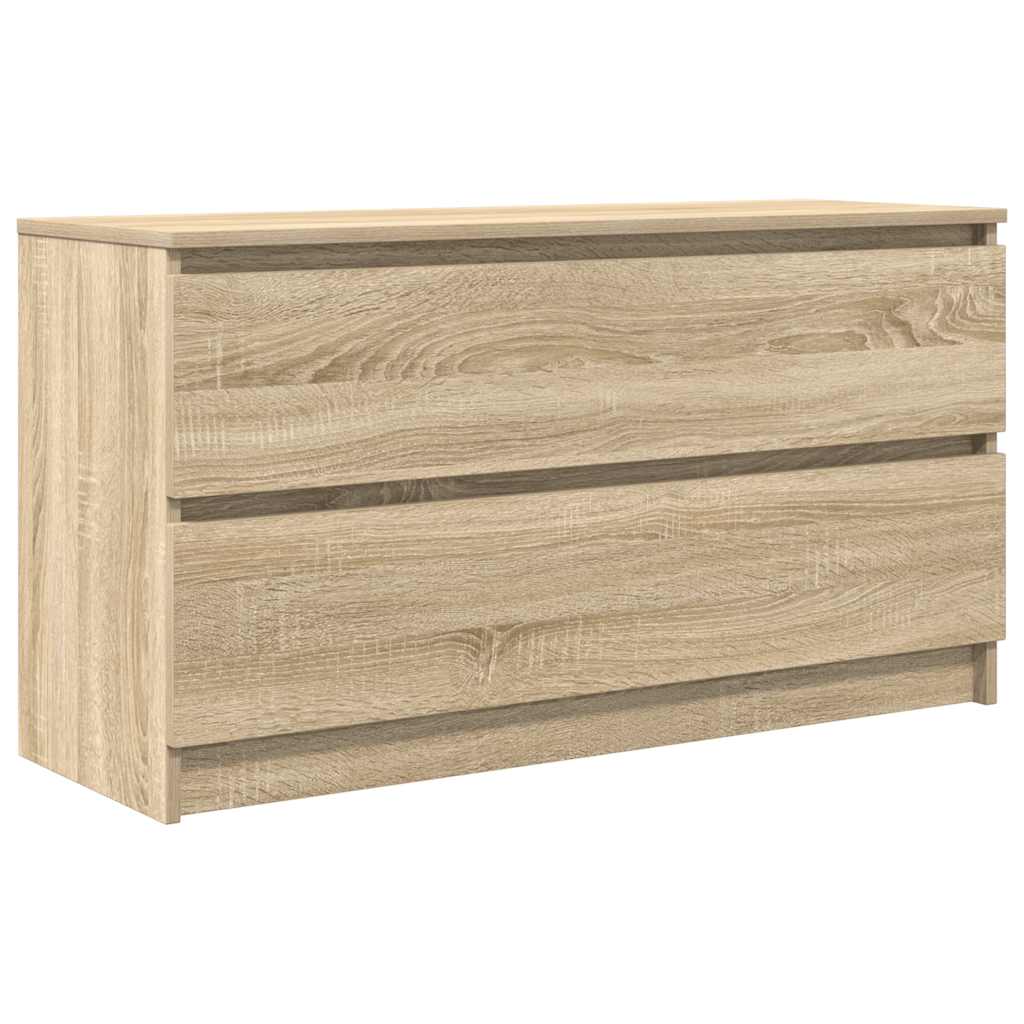 Tv-meubel 100x35x54 cm bewerkt hout sonoma eikenkleurig is nu te koop bij PeponiXL, paradijselijk wonen!