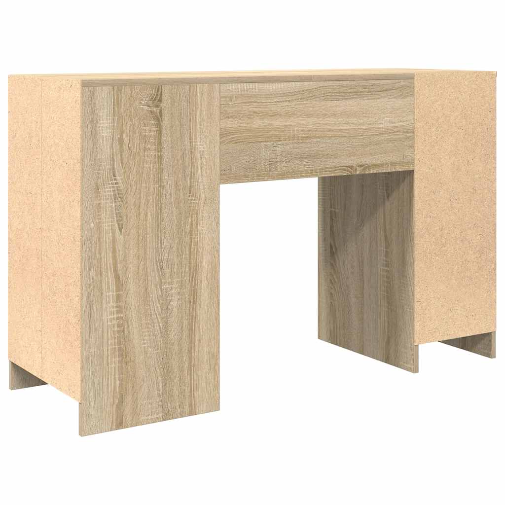 Bureau 120x42x76 cm spaanplaat sonoma eikenkleurig is nu te koop bij PeponiXL, paradijselijk wonen!
