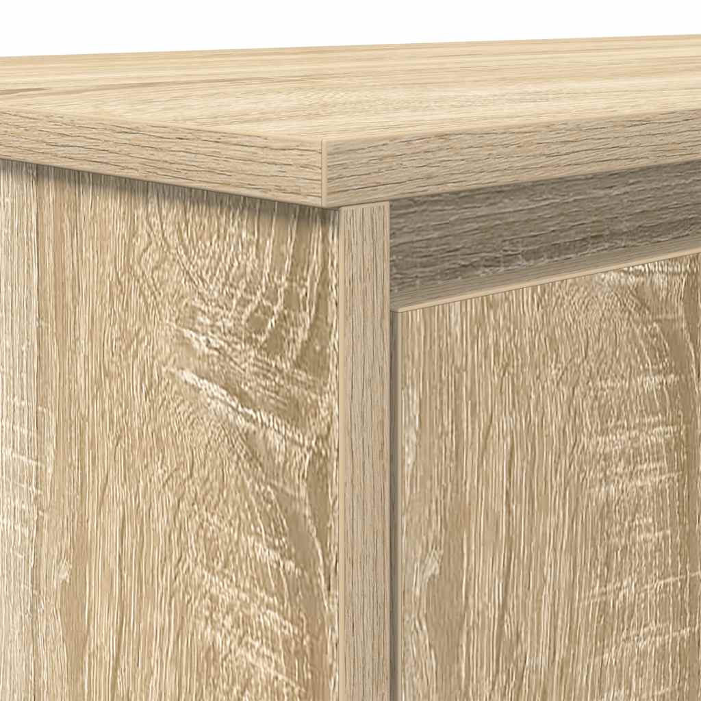 Bureau 120x42x76 cm spaanplaat sonoma eikenkleurig is nu te koop bij PeponiXL, paradijselijk wonen!