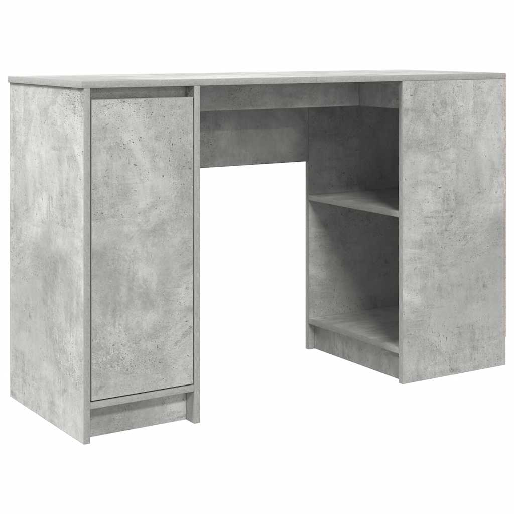 Bureau 120x42x76 cm spaanplaat betongrijs is nu te koop bij PeponiXL, paradijselijk wonen!