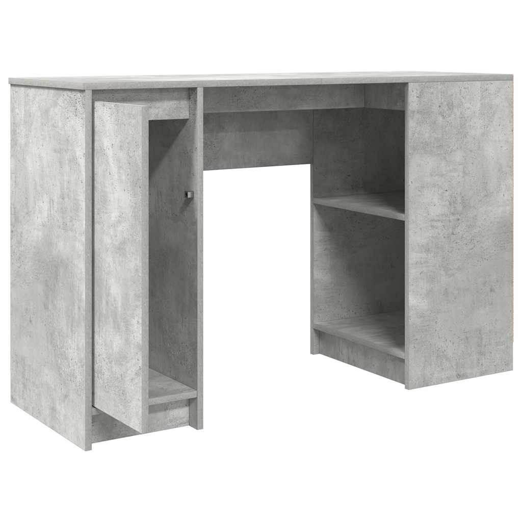 Bureau 120x42x76 cm spaanplaat betongrijs is nu te koop bij PeponiXL, paradijselijk wonen!