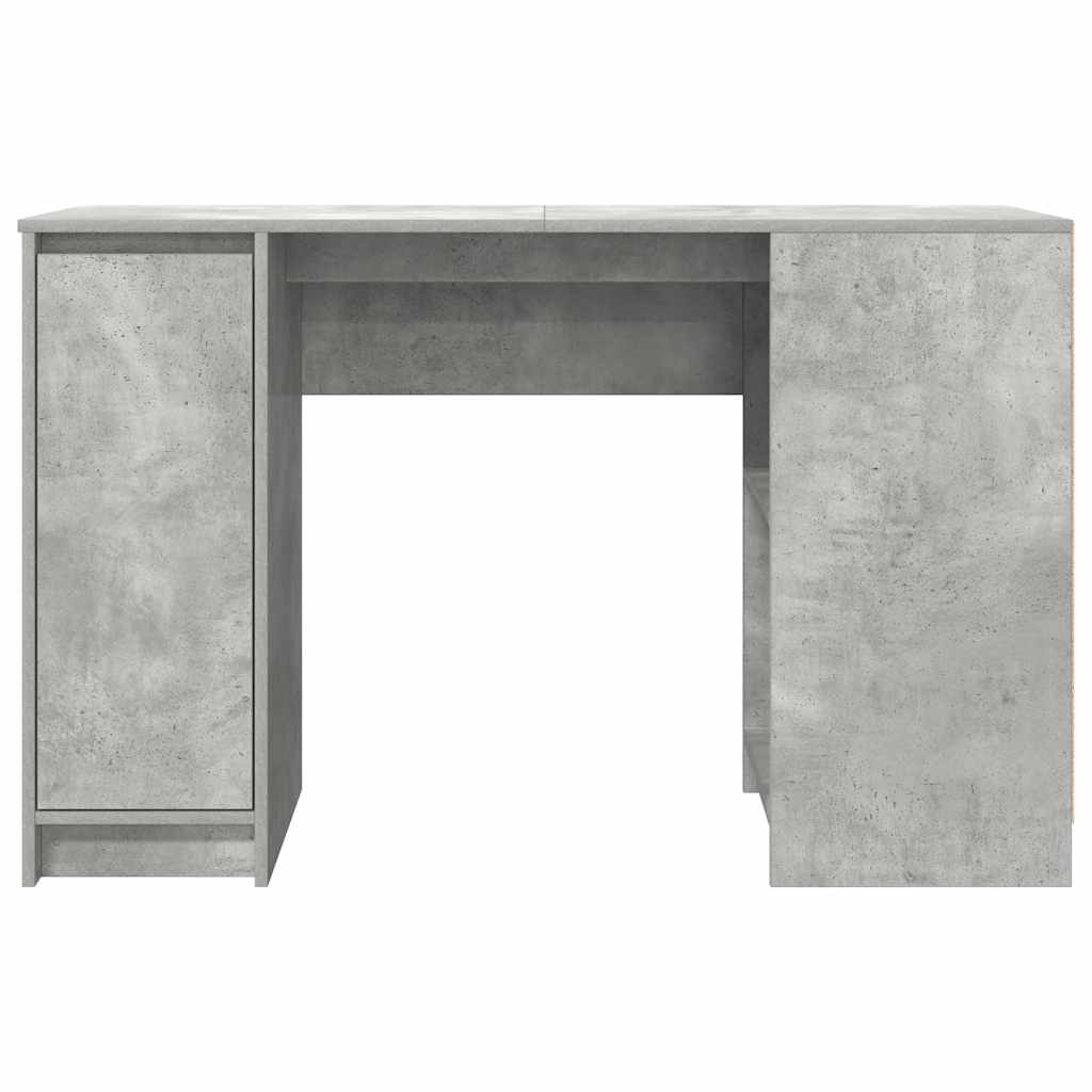 Bureau 120x42x76 cm spaanplaat betongrijs is nu te koop bij PeponiXL, paradijselijk wonen!
