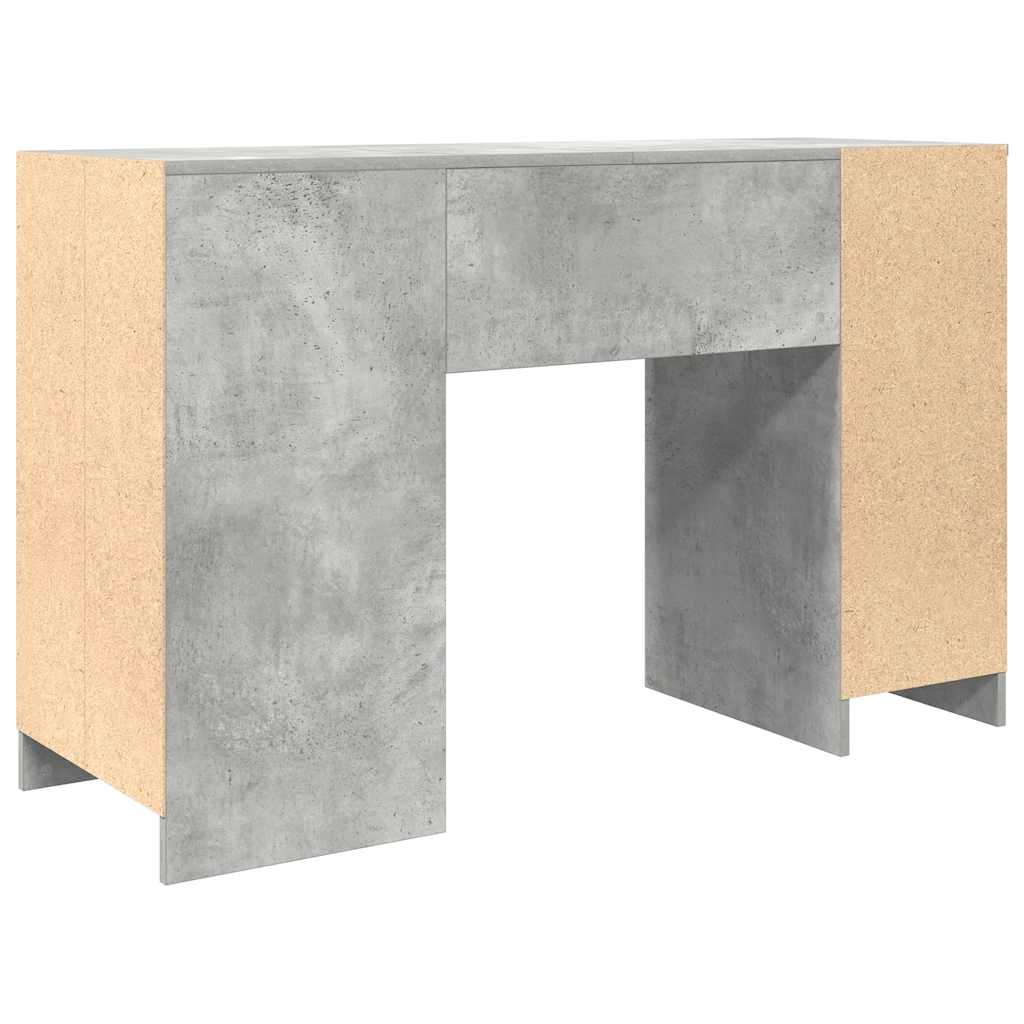 Bureau 120x42x76 cm spaanplaat betongrijs is nu te koop bij PeponiXL, paradijselijk wonen!