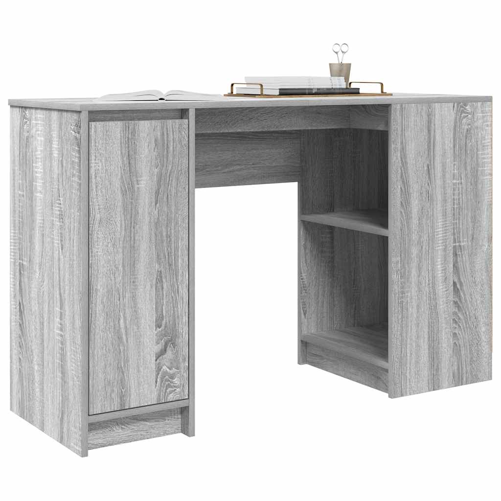 Bureau 120x42x76 cm spaanplaat grijs sonoma is nu te koop bij PeponiXL, paradijselijk wonen!