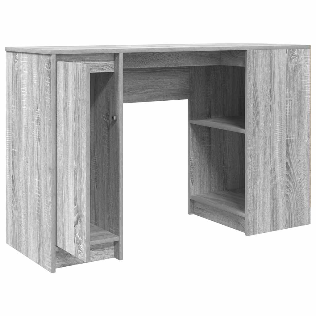 Bureau 120x42x76 cm spaanplaat grijs sonoma is nu te koop bij PeponiXL, paradijselijk wonen!