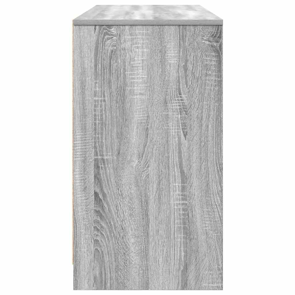 Bureau 120x42x76 cm spaanplaat grijs sonoma is nu te koop bij PeponiXL, paradijselijk wonen!