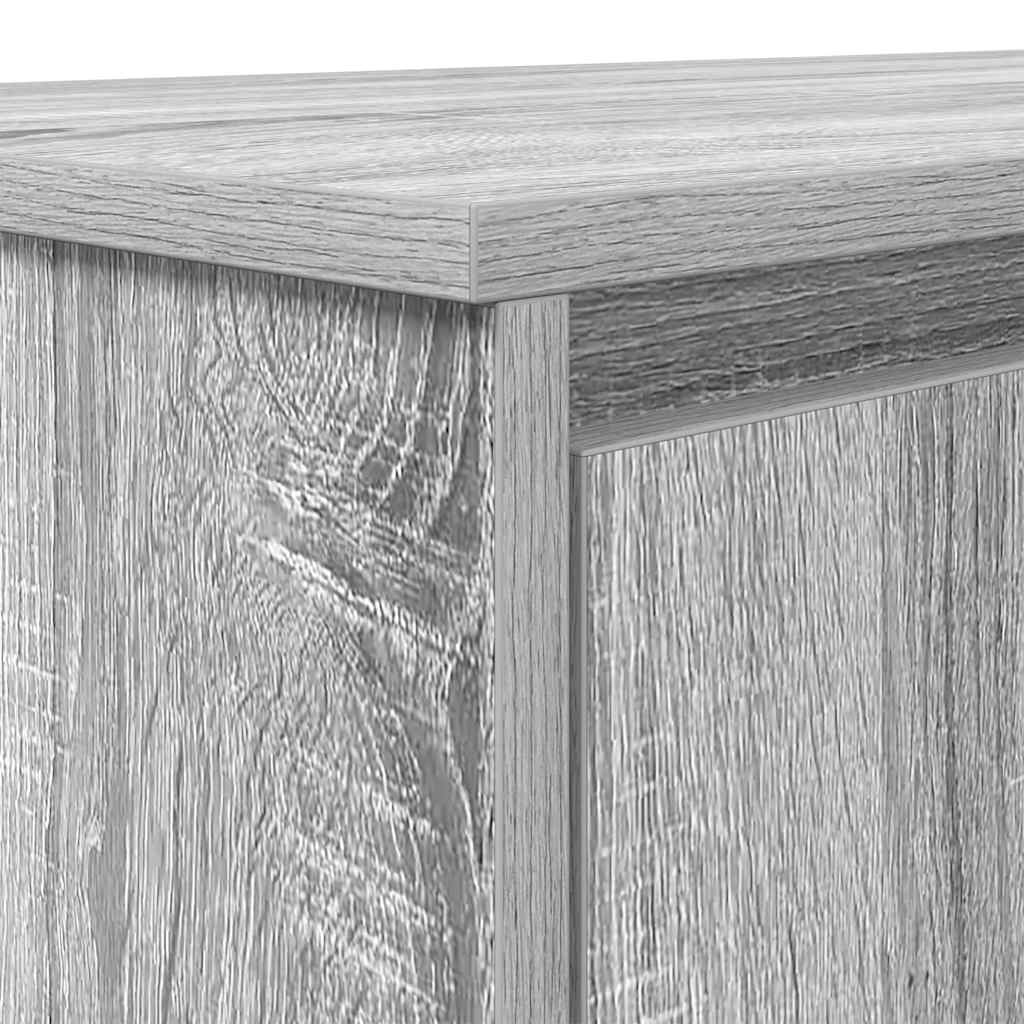 Bureau 120x42x76 cm spaanplaat grijs sonoma is nu te koop bij PeponiXL, paradijselijk wonen!