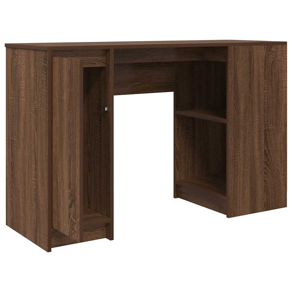 Bureau 120x42x76 cm spaanplaat bruin eikenkleurig is nu te koop bij PeponiXL, paradijselijk wonen!