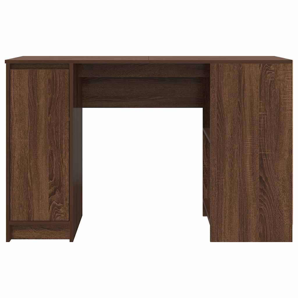 Bureau 120x42x76 cm spaanplaat bruin eikenkleurig is nu te koop bij PeponiXL, paradijselijk wonen!