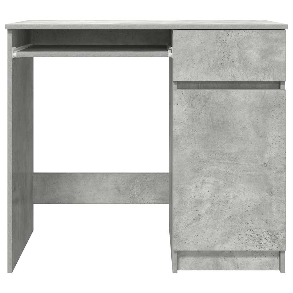 Bureau 86x49x76 cm spaanplaat betongrijs is nu te koop bij PeponiXL, paradijselijk wonen!