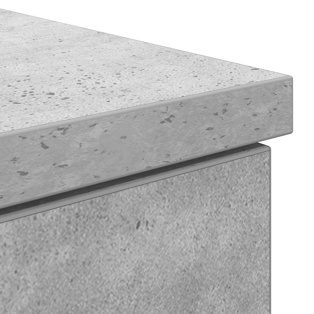 Bureau 86x49x76 cm spaanplaat betongrijs is nu te koop bij PeponiXL, paradijselijk wonen!