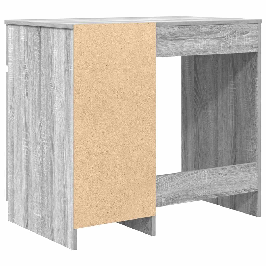 Bureau 86x49x76 cm spaanplaat grijs sonoma is nu te koop bij PeponiXL, paradijselijk wonen!