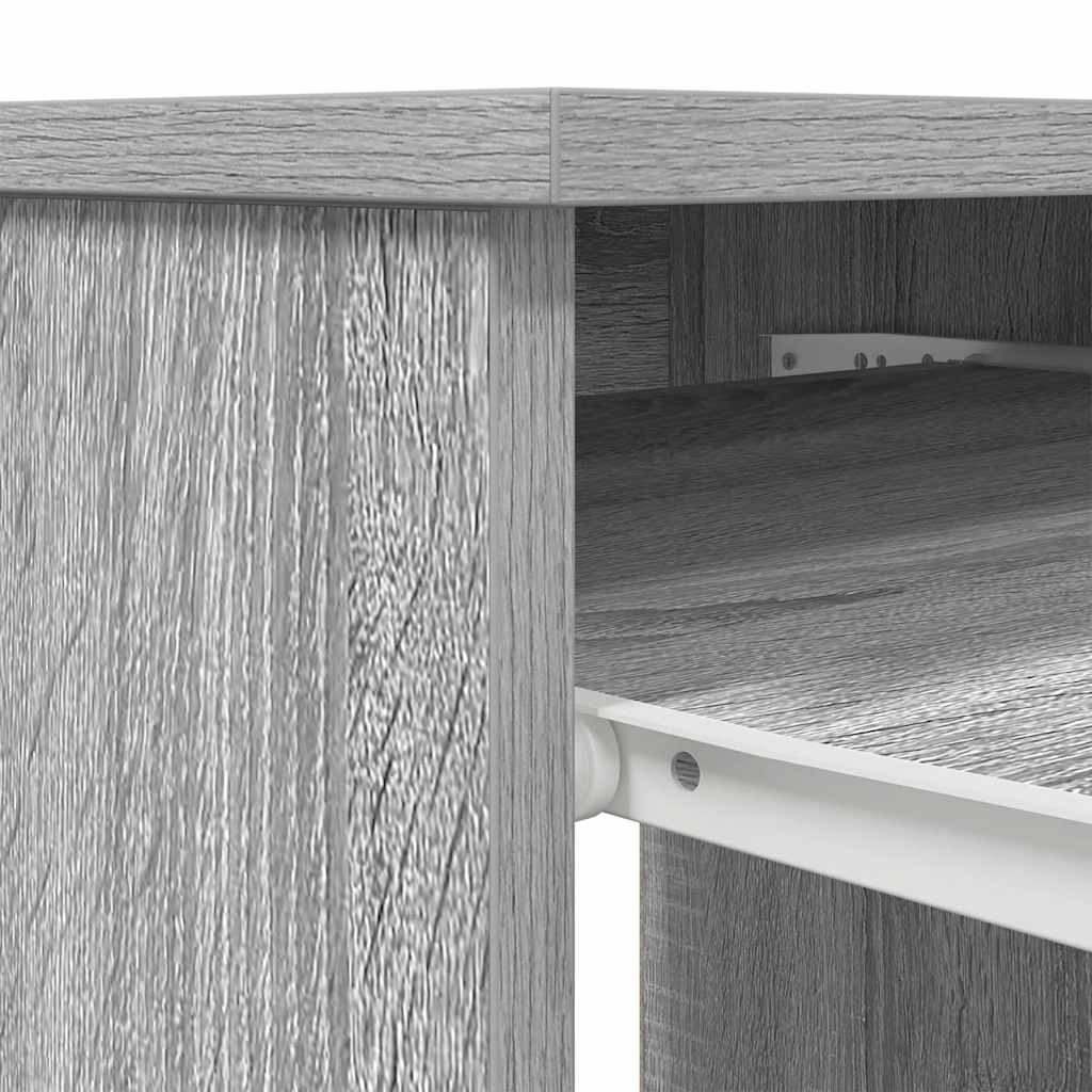 Bureau 86x49x76 cm spaanplaat grijs sonoma is nu te koop bij PeponiXL, paradijselijk wonen!