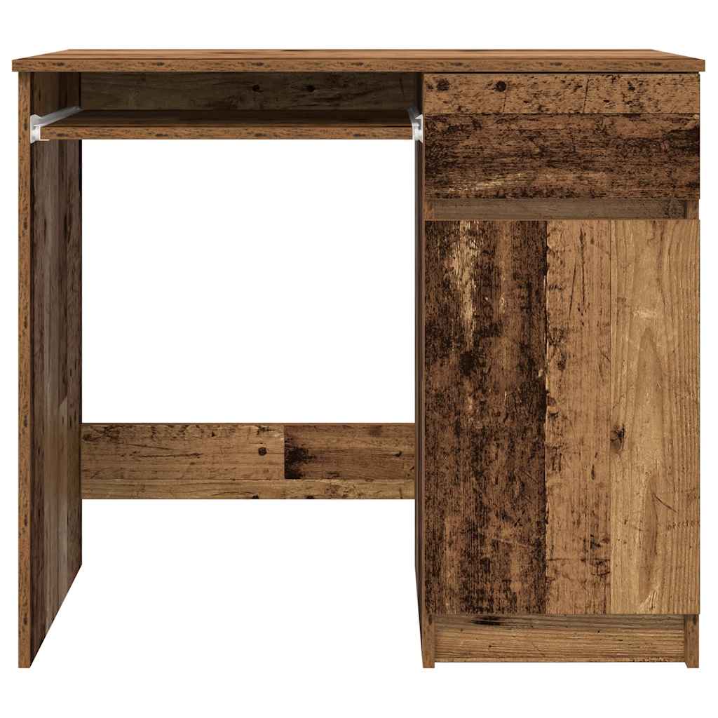 Bureau 86x49x76 cm spaanplaat oud hout is nu te koop bij PeponiXL, paradijselijk wonen!