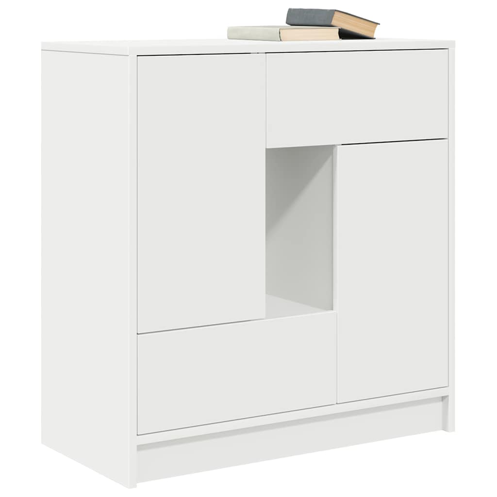 Dressoir met lades en deuren 70,5x34x74,5 cm wit is nu te koop bij PeponiXL, paradijselijk wonen!