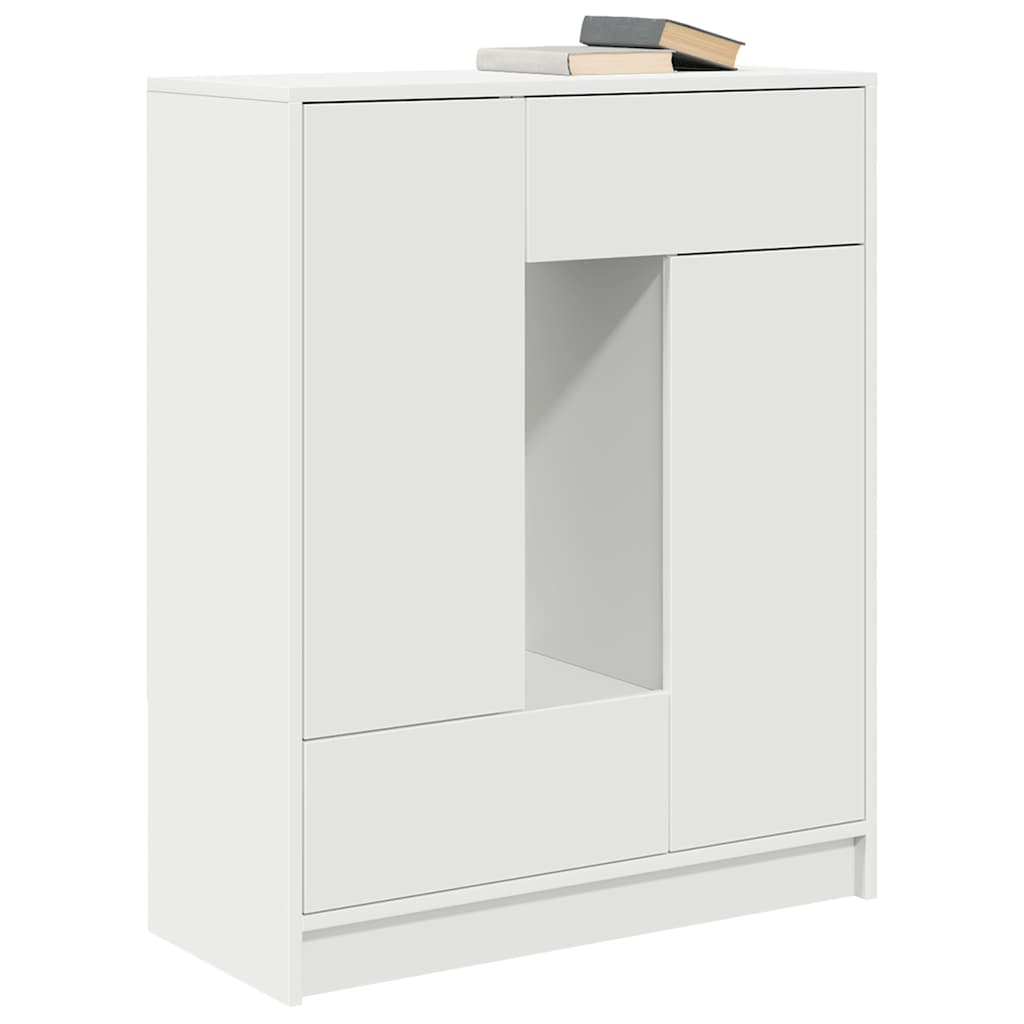 Dressoir met lades en deuren 73x31x90 cm wit is nu te koop bij PeponiXL, paradijselijk wonen!