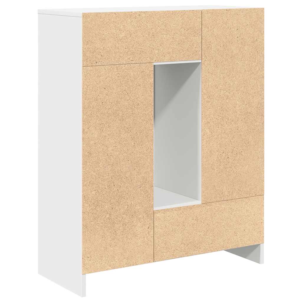 Dressoir met lades en deuren 73x31x90 cm wit is nu te koop bij PeponiXL, paradijselijk wonen!