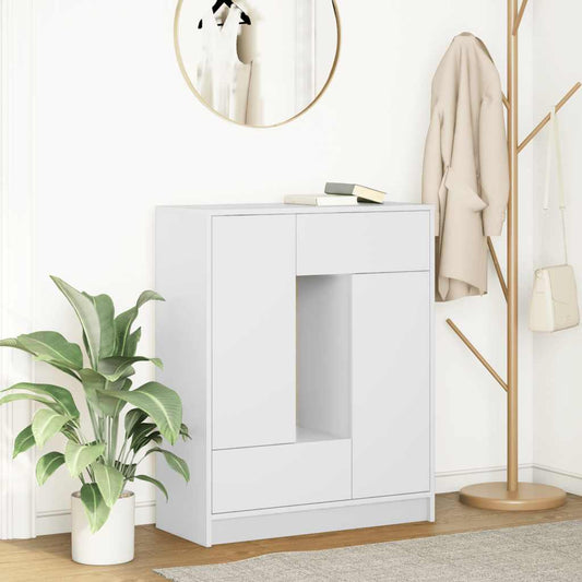 Dressoir met lades en deuren 73x31x90 cm wit is nu te koop bij PeponiXL, paradijselijk wonen!