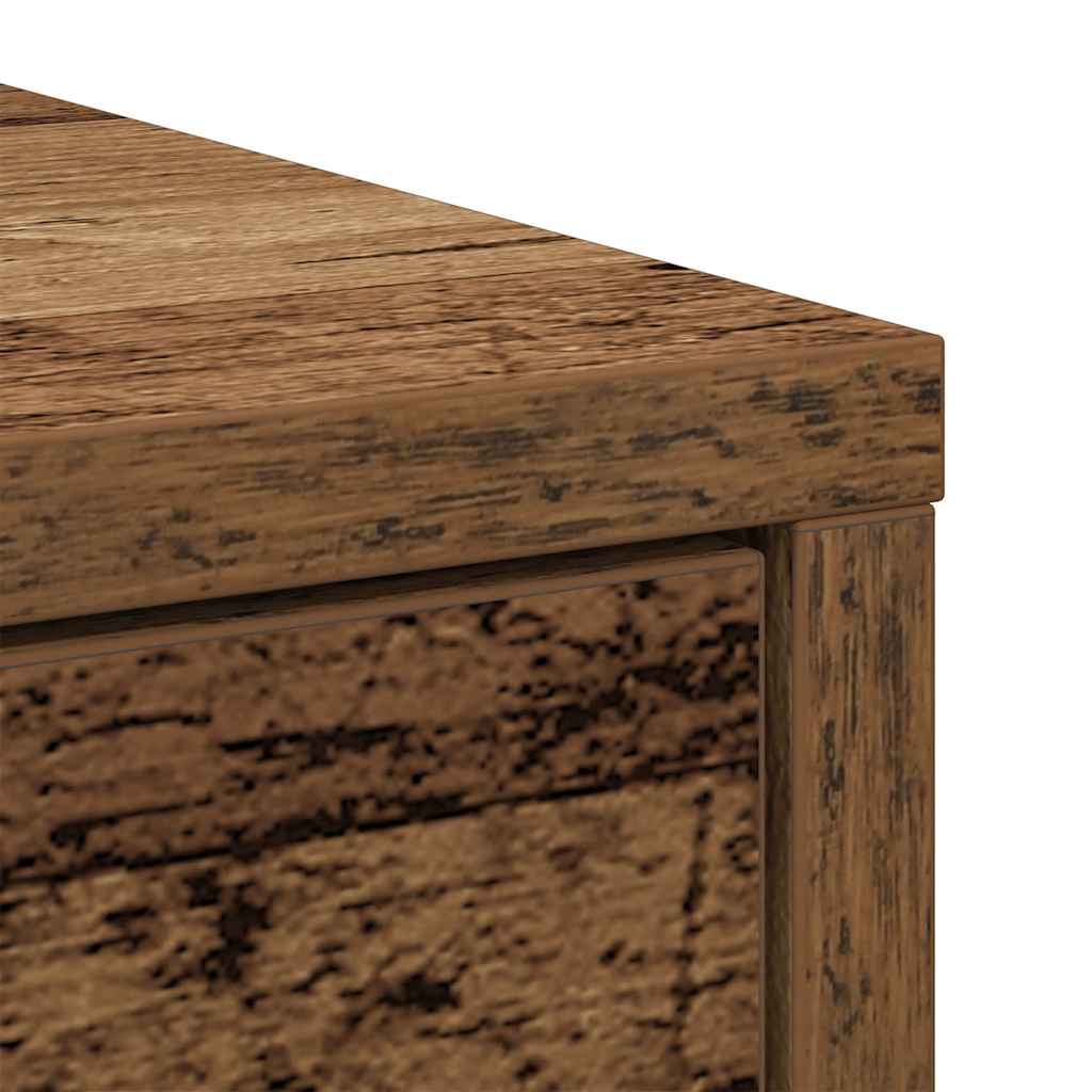 Dressoir met lades en deuren 73x31x90 cm oud hout is nu te koop bij PeponiXL, paradijselijk wonen!