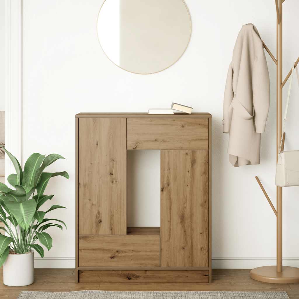 Dressoir met lades en deuren 73x31x90 cm ambachtelijk is nu te koop bij PeponiXL, paradijselijk wonen!