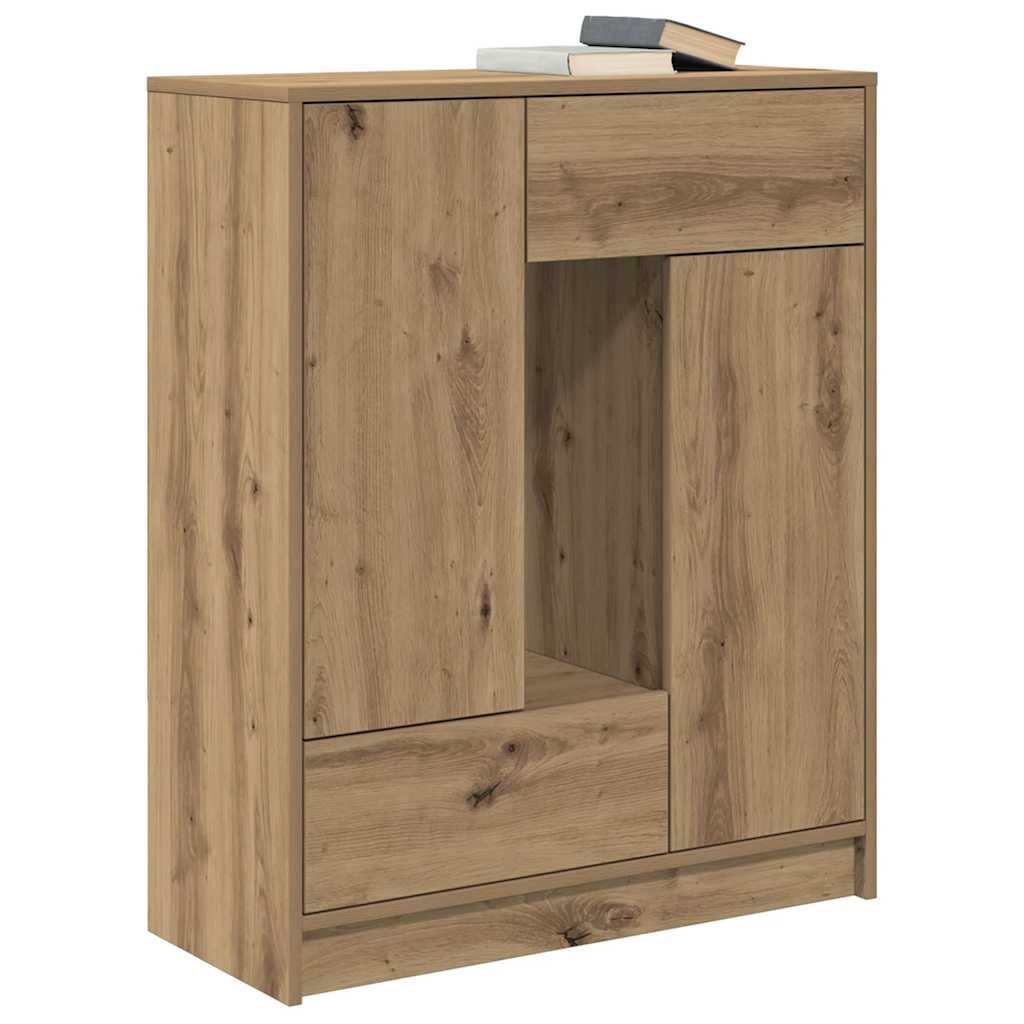 Dressoir met lades en deuren 73x31x90 cm ambachtelijk is nu te koop bij PeponiXL, paradijselijk wonen!