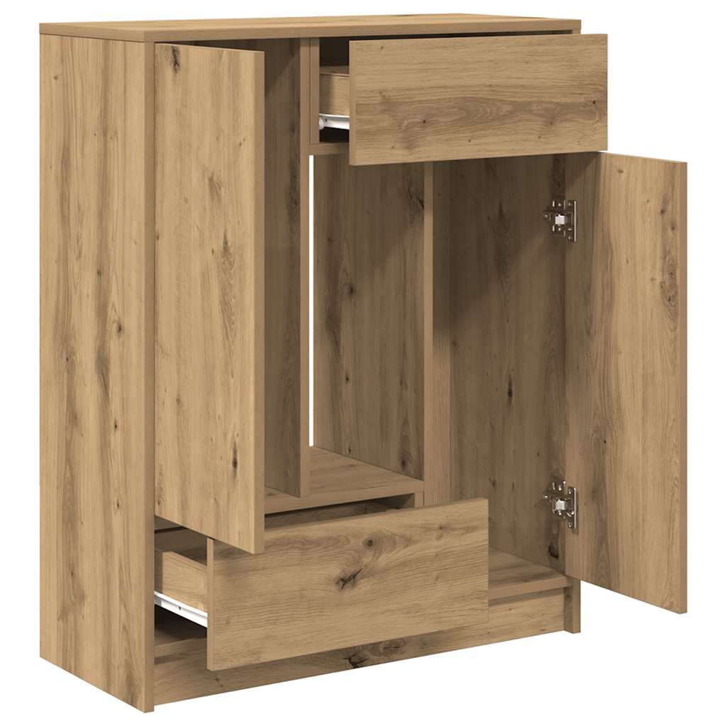 Dressoir met lades en deuren 73x31x90 cm ambachtelijk is nu te koop bij PeponiXL, paradijselijk wonen!