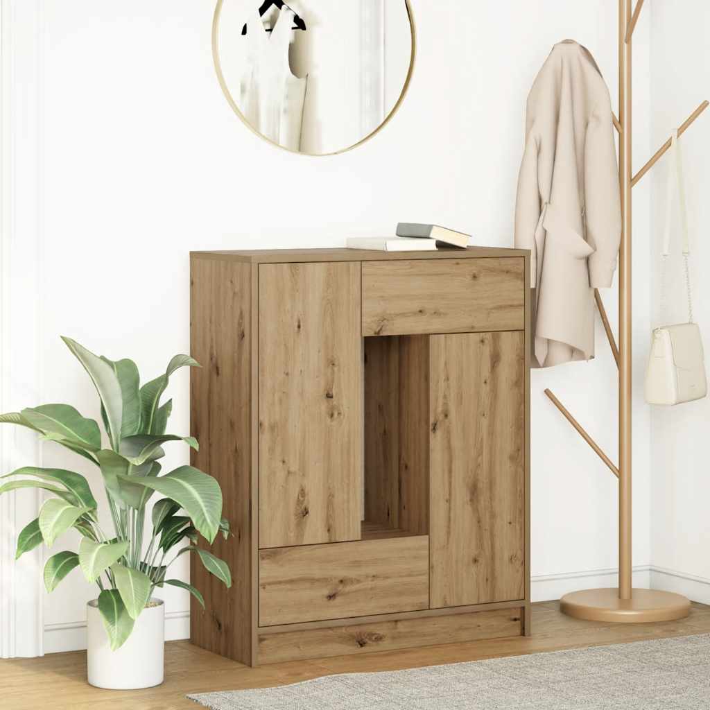 Dressoir met lades en deuren 73x31x90 cm ambachtelijk is nu te koop bij PeponiXL, paradijselijk wonen!