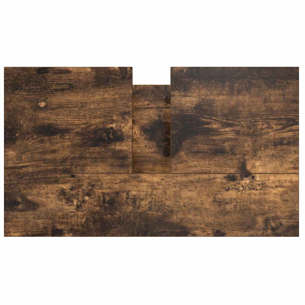 Badkamerkast met lades 60x34,5x60 cm gerookt eikenkleurig is nu te koop bij PeponiXL, paradijselijk wonen!