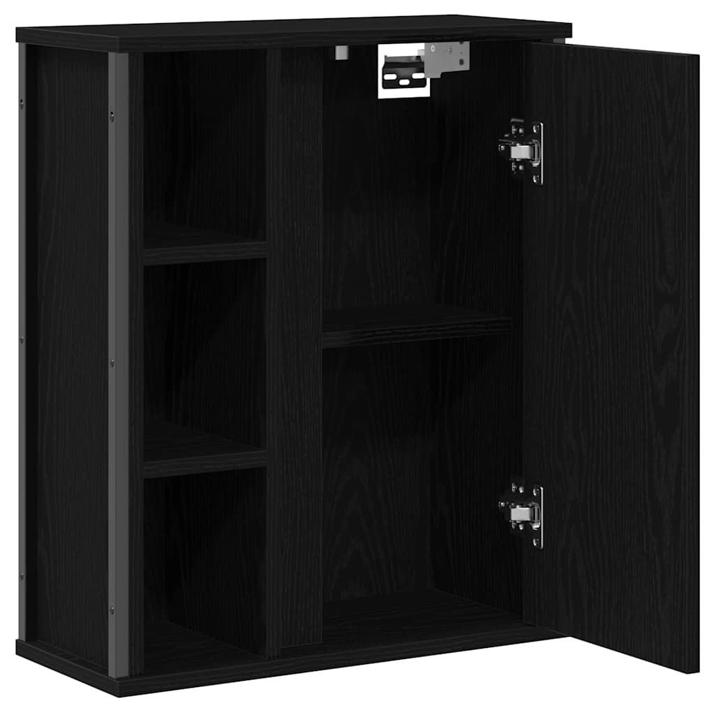 Badkamerwandkast met spiegel 50x21x60 cm eikenkleurig is nu te koop bij PeponiXL, paradijselijk wonen!