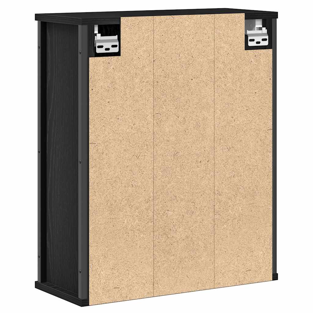 Badkamerwandkast met spiegel 50x21x60 cm eikenkleurig is nu te koop bij PeponiXL, paradijselijk wonen!