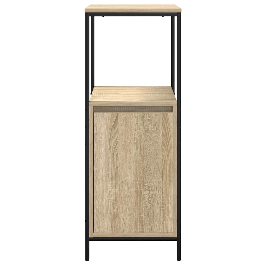 Badkamermeubel met planken 36x35x95 cm Sonoma eikenkleurig is nu te koop bij PeponiXL, paradijselijk wonen!