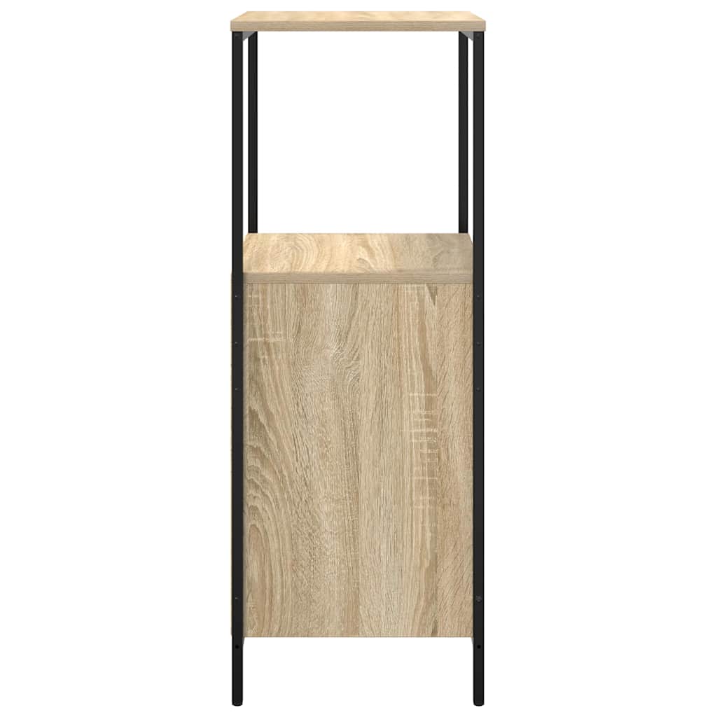 Badkamermeubel met planken 36x35x95 cm Sonoma eikenkleurig is nu te koop bij PeponiXL, paradijselijk wonen!