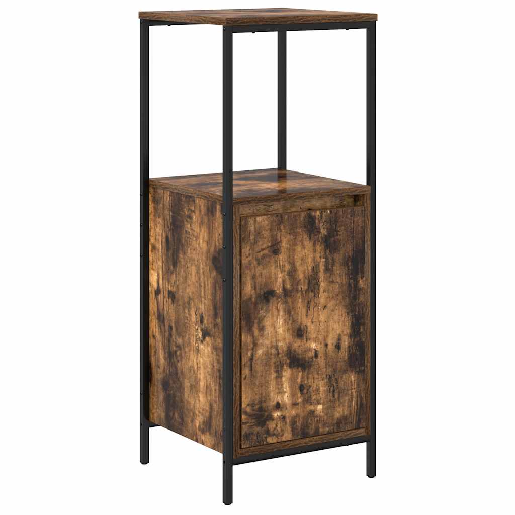 Badkamerkast met planken 36x35x95 cm gerookt eiken is nu te koop bij PeponiXL, paradijselijk wonen!