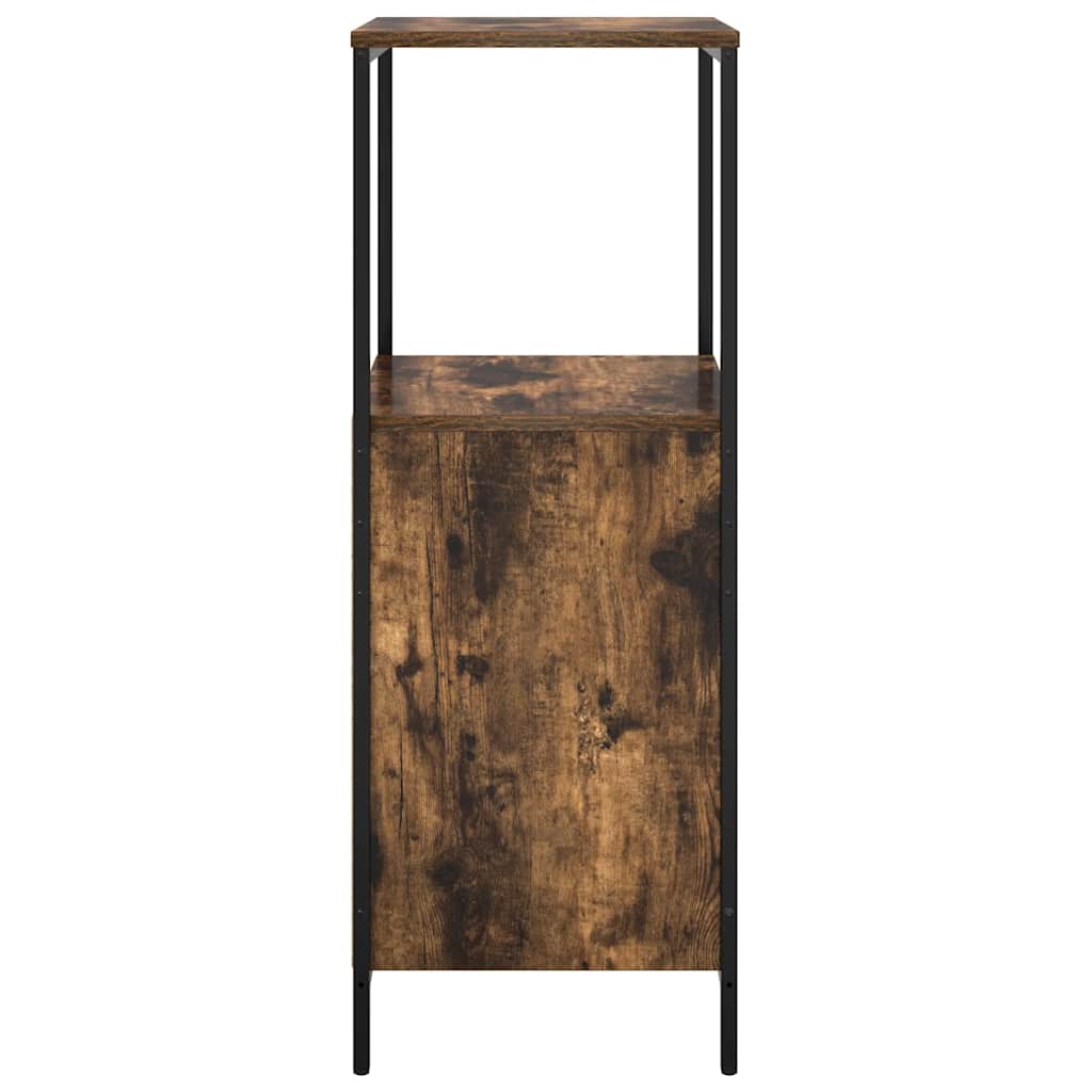 Badkamerkast met planken 36x35x95 cm gerookt eiken is nu te koop bij PeponiXL, paradijselijk wonen!