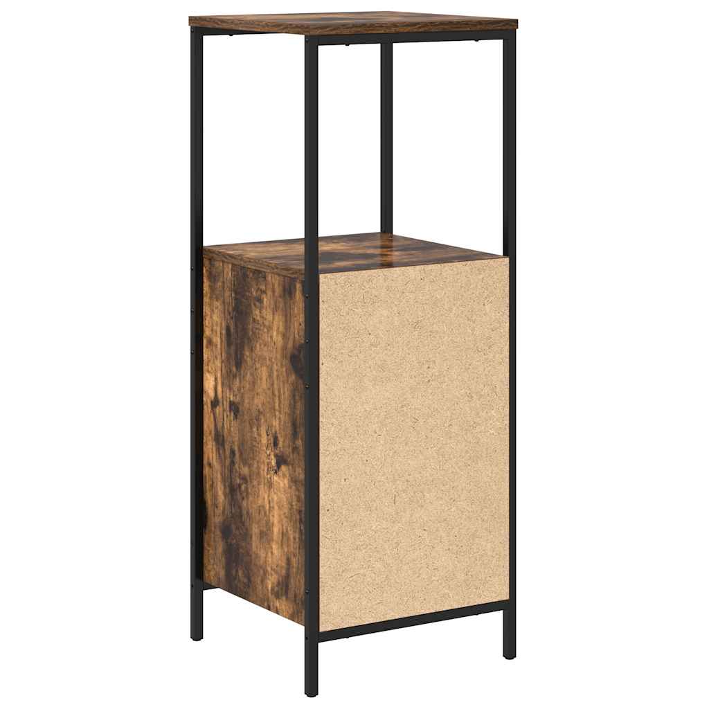 Badkamerkast met planken 36x35x95 cm gerookt eiken is nu te koop bij PeponiXL, paradijselijk wonen!