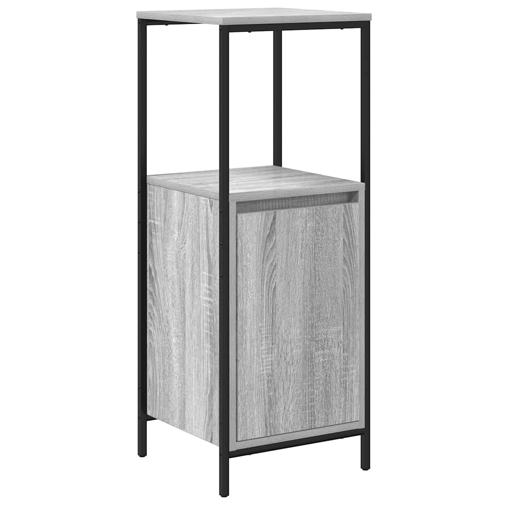 Badkamermeubel met planken 36x35x95 cm grijs sonoma is nu te koop bij PeponiXL, paradijselijk wonen!