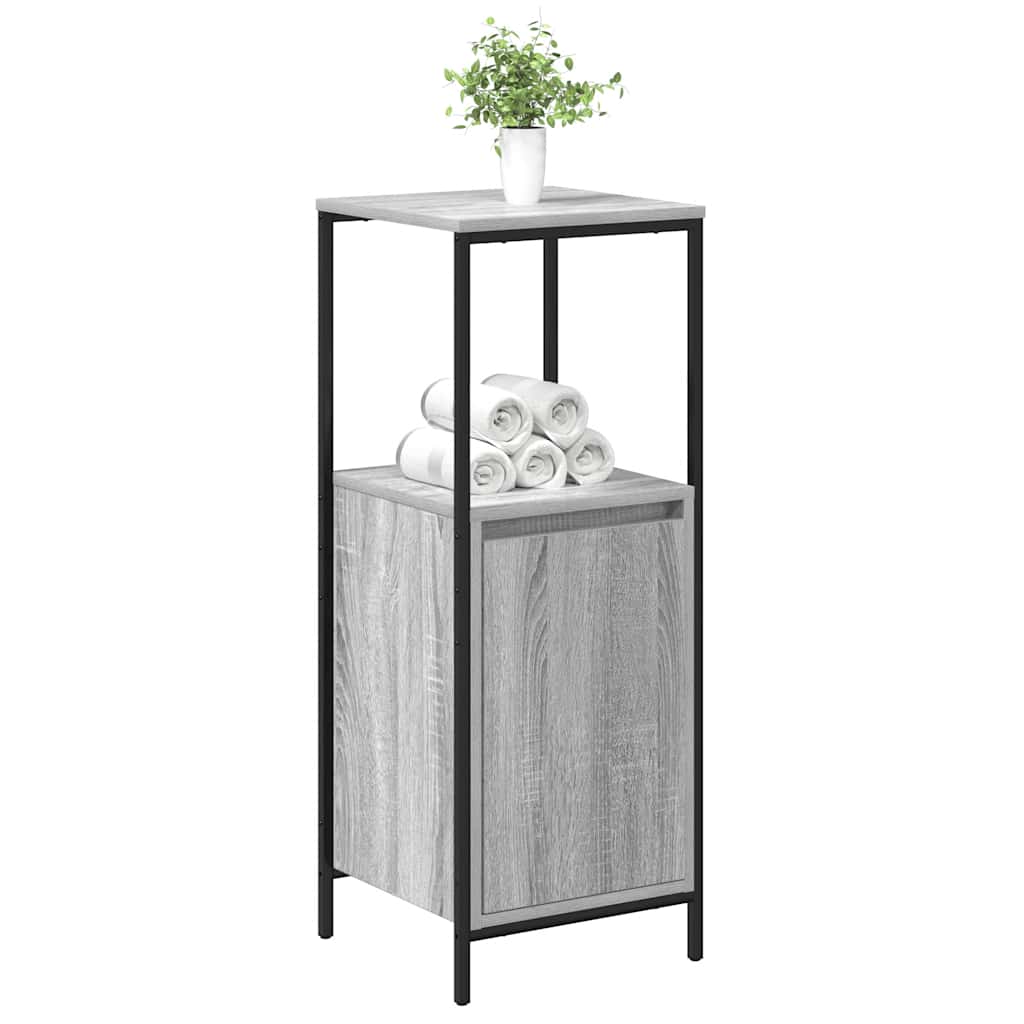 Badkamermeubel met planken 36x35x95 cm grijs sonoma is nu te koop bij PeponiXL, paradijselijk wonen!