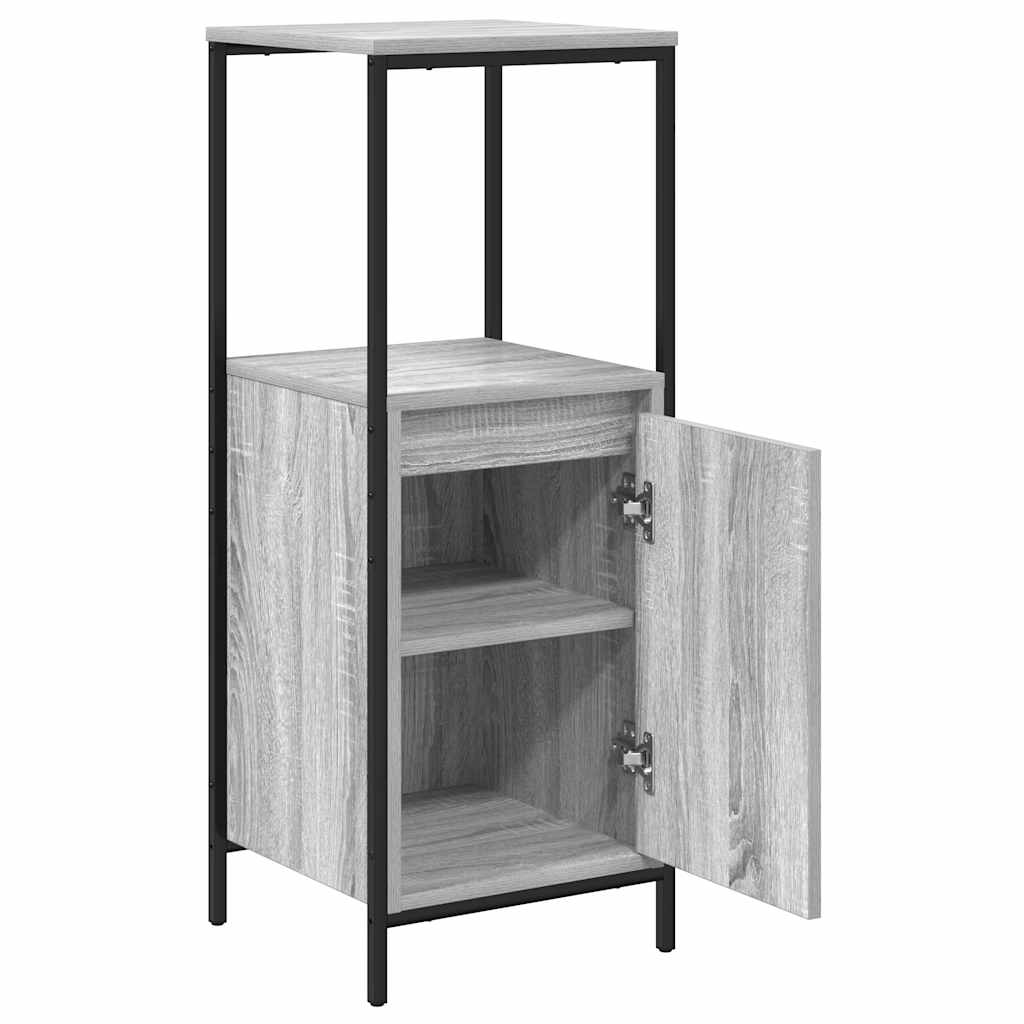 Badkamermeubel met planken 36x35x95 cm grijs sonoma is nu te koop bij PeponiXL, paradijselijk wonen!