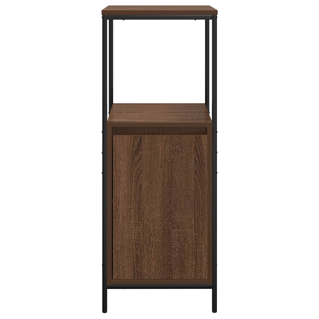 Badkamermeubel met planken 36x35x95 cm bruin eiken is nu te koop bij PeponiXL, paradijselijk wonen!
